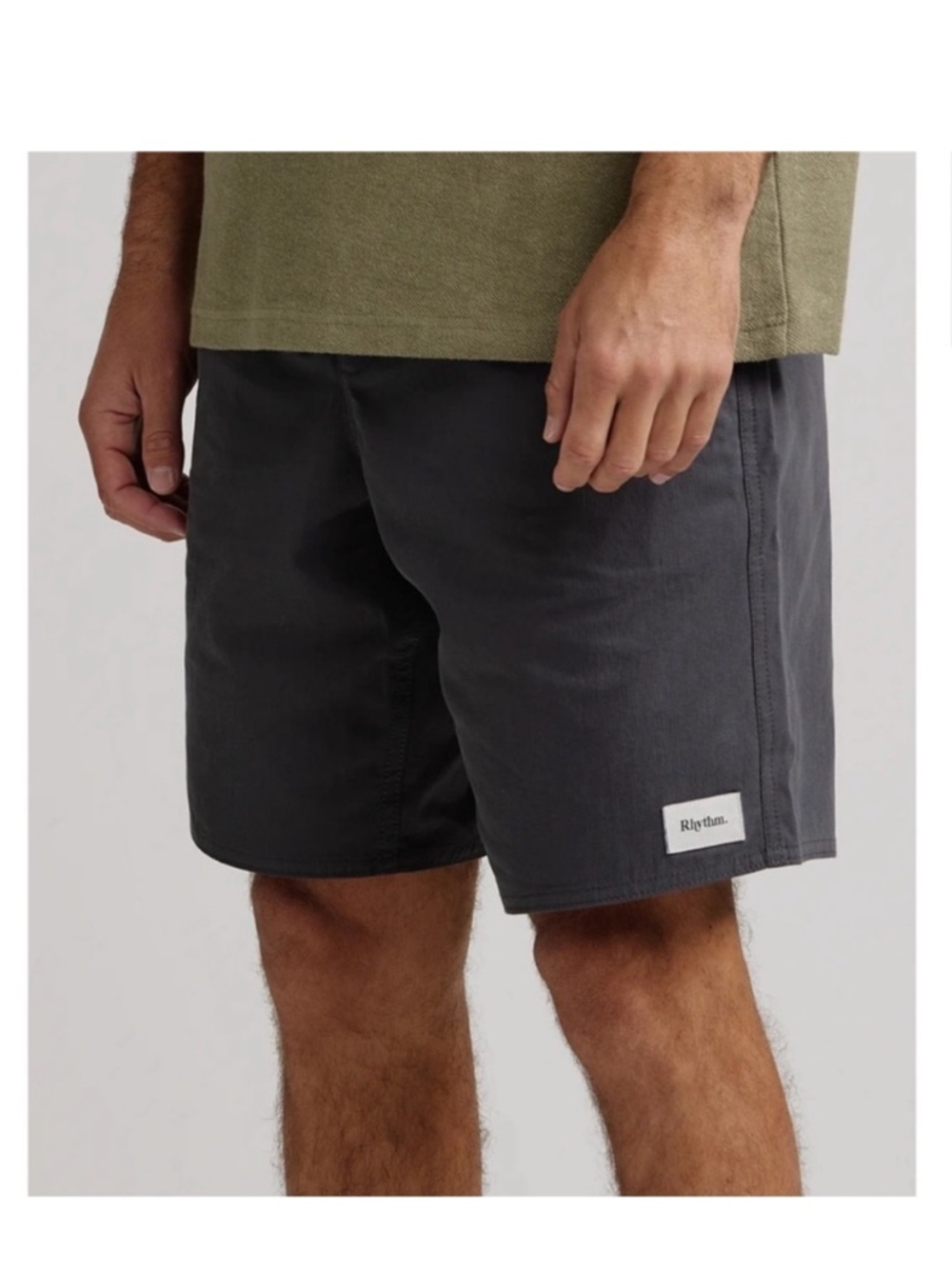 Rhythm. Relaxed Jam 9” Short Men’s Size 34 Charcoal Gray New